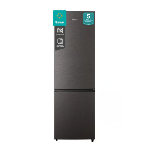 Hisense 271L Inox Bottom Freezer, A class- H370BIT