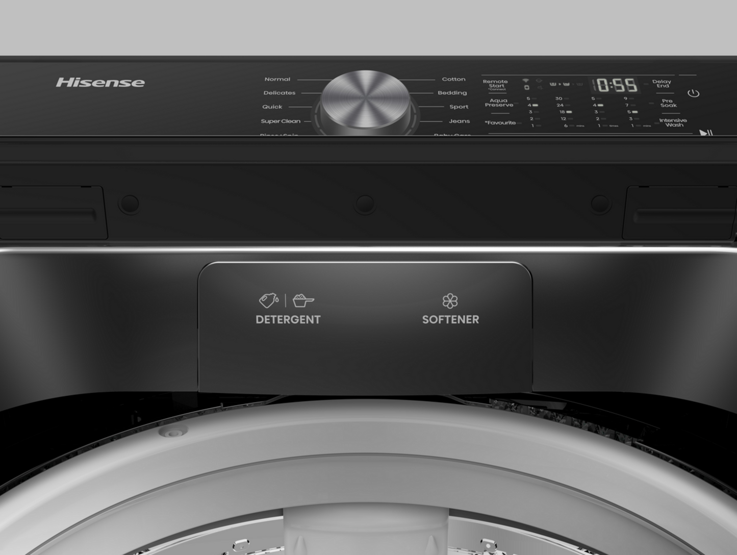 Hisense 18Kg Smart Top Loader Washing Machine with Inverter-