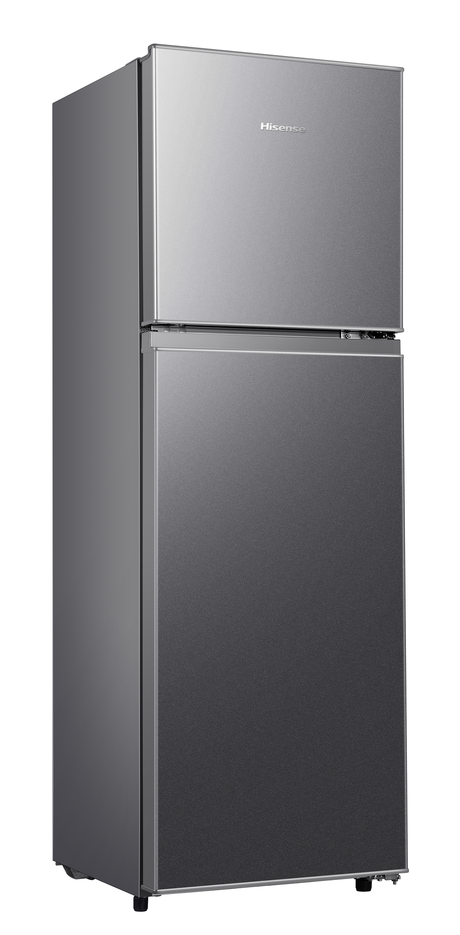 Hisense 154L Top Freezer Fridge-Titanium Silver
