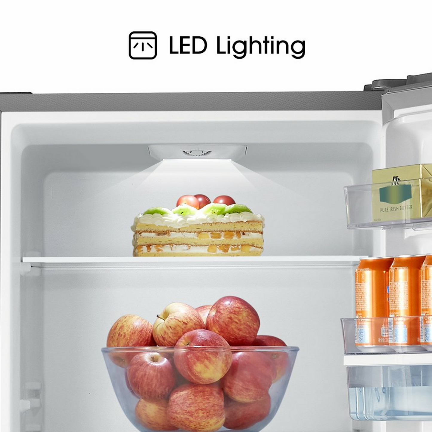 Hisense 222L Inox Fridge/Freezer Water- H310BIT-WD