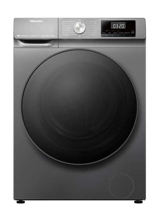Hisense 10Kg/6Kg Smart Washer Dryer with Inverter -Titanium Silver