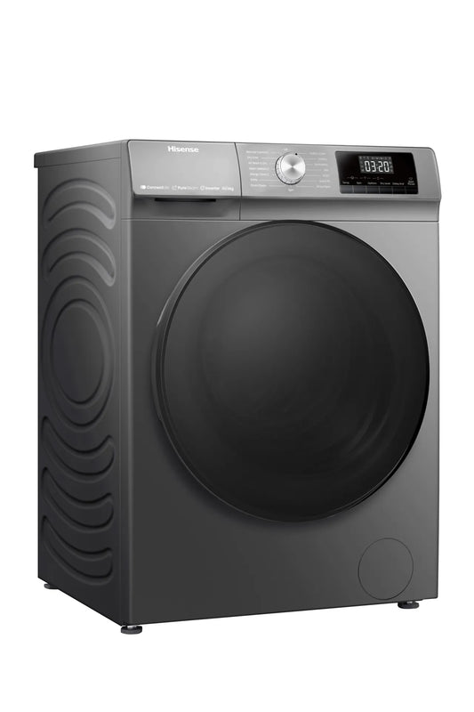 Hisense 10Kg/6Kg Smart Washer Dryer with Inverter -Titanium Silver