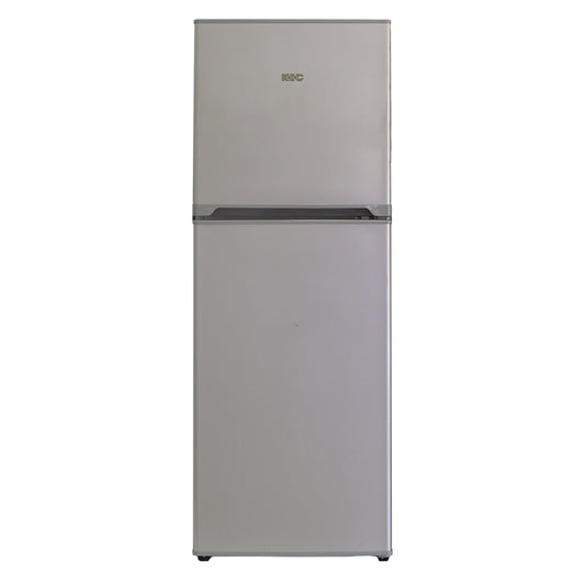 KIC 170L Top Freezer Fridge - Metallic