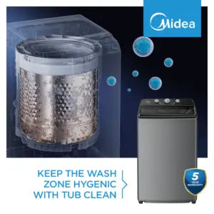MiDEA 21 Kg Top Loader Inverter Washing Machine
